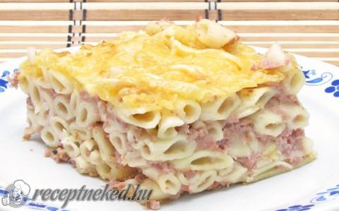 Sonkás rakott tészta