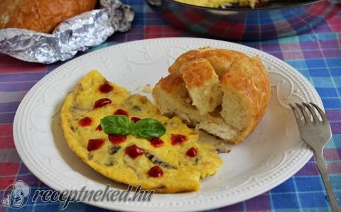 Gombás frittata