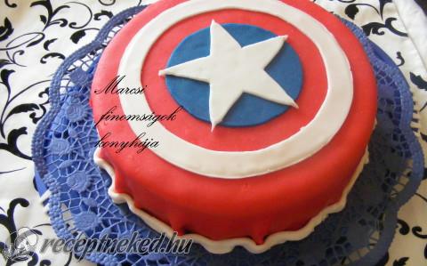 Amerika kapitány torta
