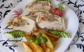 Májas-gombás csirkemell