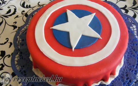 Amerika kapitány torta