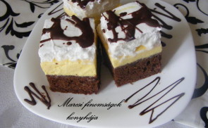 Habos csokis kocka