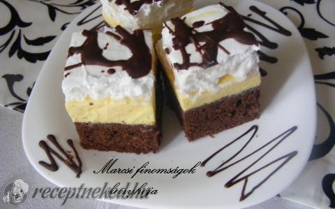 Habos csokis kocka