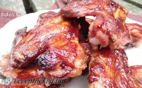 Barbecue csirkeszárnyak