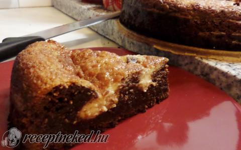 Cheesecake-brownie torta