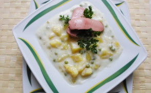 Zöldborsós krumplifőzelék