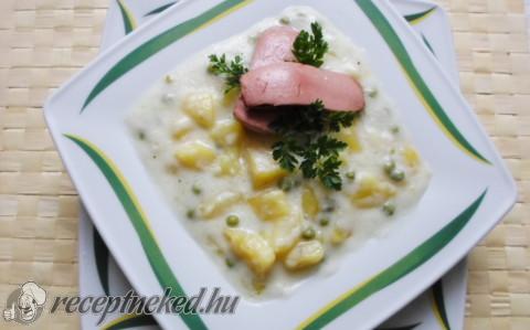 Zöldborsós krumplifőzelék