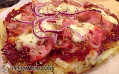 Burgonya pizza