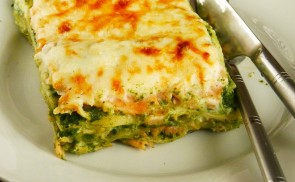 Spenótos lasagne