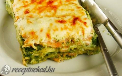Spenótos lasagne