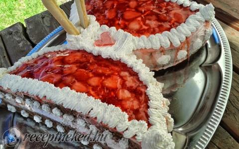 Epres pillangó torta