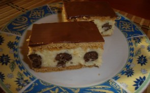 Pöttyös, mézes szelet