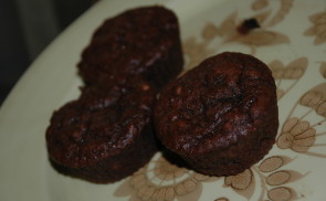 Banános-vaníliás-kakaós muffin
