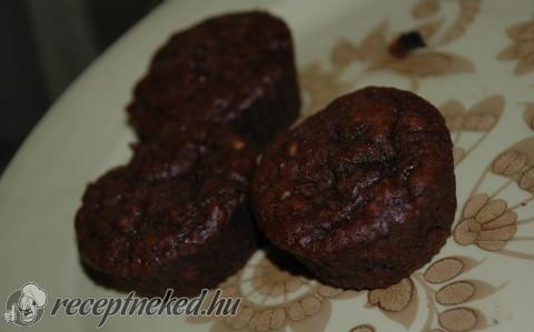 Banános-vaníliás-kakaós muffin