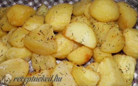 Fűszeres steak burgonya
