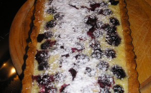 Áfonyás tortelette