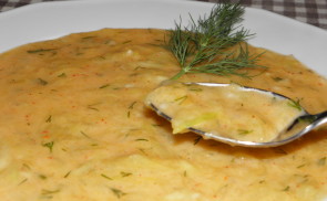 Tökfőzelék habarva