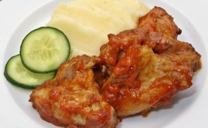 Ragacsos csirkeszárnyak