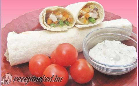 Tortilla tekercsek