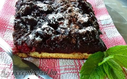 Csokis-meggyes szelet