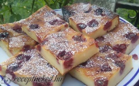 Meggyes tejes pite