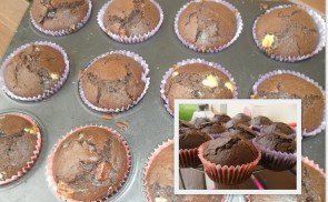 Háromcsokis muffin