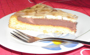 Banántorta csokikrémmel