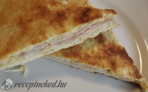 Gyors focaccia sonkával