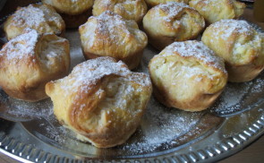 Túros bukta muffin formában