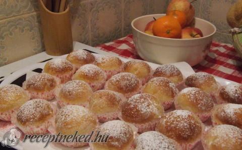 Nutellás muffin fánkok