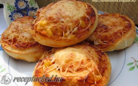 Baconos pizzás csiga