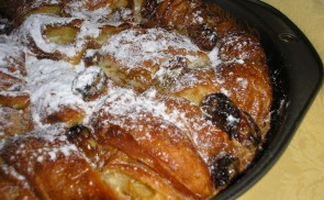 Egzotikus croissant-felfújt