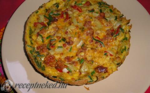 Kolbászos frittata