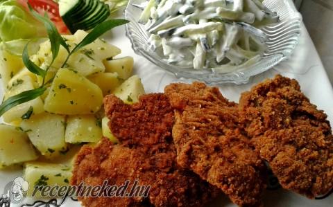 Fokhagymás, chilis tejben pácolt rántott csirkemáj