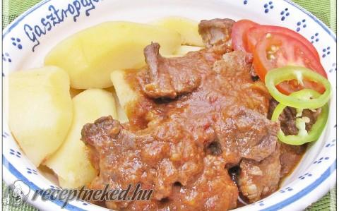 Marhalábszár pörkölt