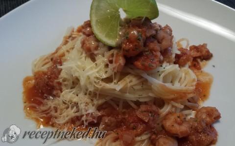 Garnélarákos spagetti