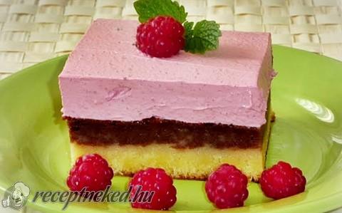 Fehércsokis-málnahabos brownie