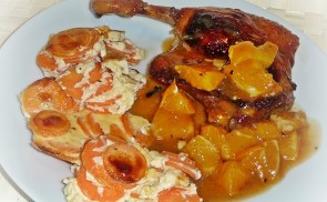 Narancsos kacsacomb