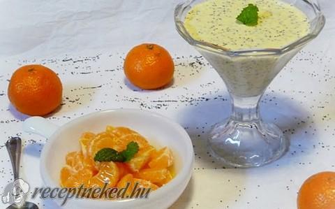 Narancsos-mákos panna cotta