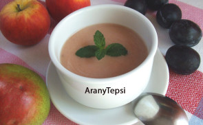 Gyümölcsmentő krémleves