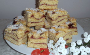 Lekváros-mandulás linzer