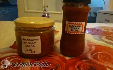 Paradicsom-paprika salsa