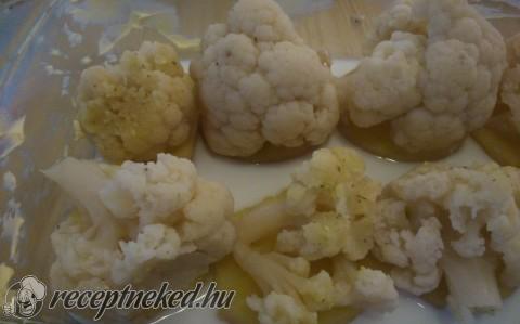 Rakott karfiol (hús nélkül)