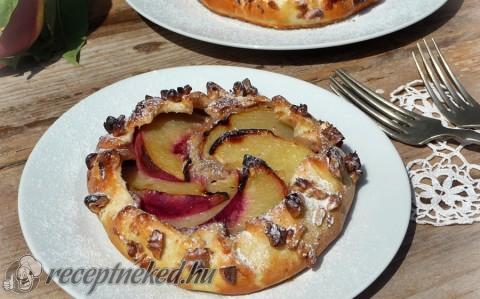 Őszibarackos galette