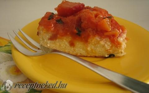 Mentás-nektarinos ricotta torta
