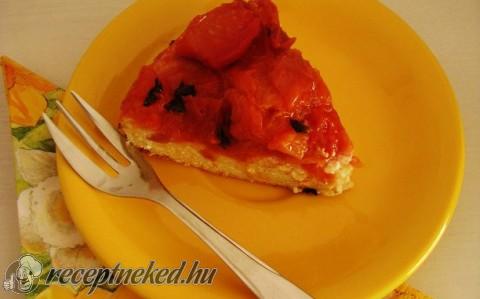 Mentás-nektarinos ricotta torta