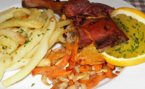 Narancsos kacsafalatok