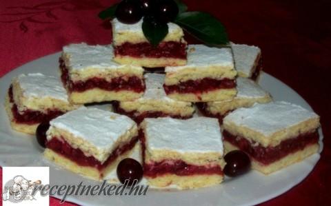 Omlós meggyes pite
