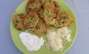 Gombás lángos