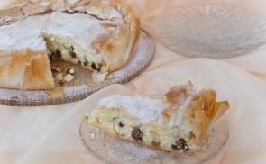 Túrós rétes torta